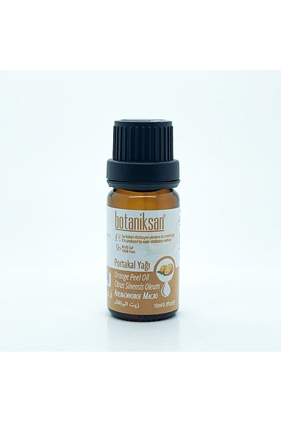 botaniksan 10ml Orange Oil - Distillation, Pure and Natural Without Additives