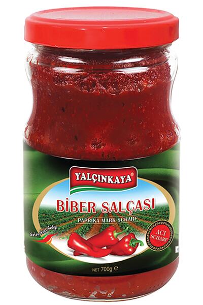 Yalçınkaya Biber Salçası Acı (antepgün) Net 700 Gram
