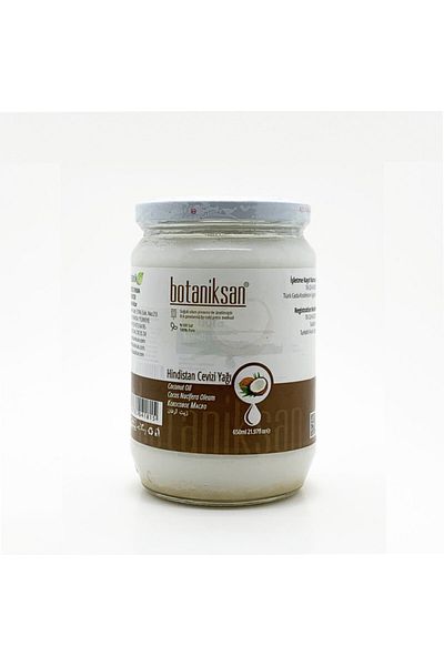 botaniksan 650 gr Coconut Oil - Cold Pressed Pure and Additive-Free