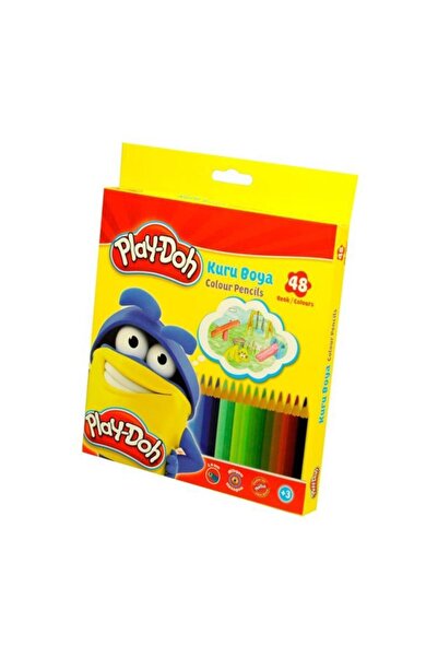 Play Doh Altıgen Kuru Boya Kalemi 48 Renk Play-ku023