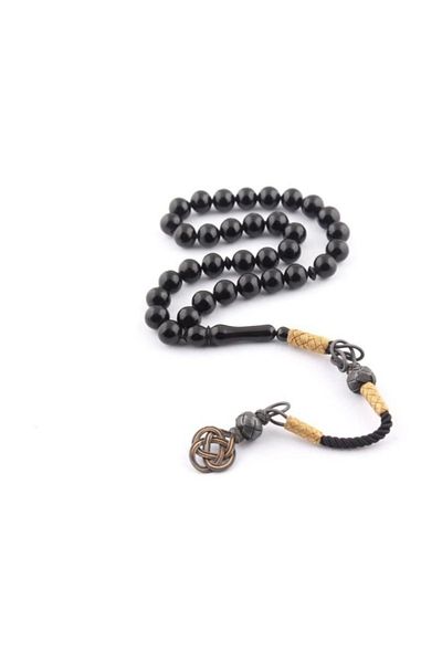 Tesbihsepetim Erzurum Oltu Rosary - 1000 Sterling Silver with Kazaz Tassels