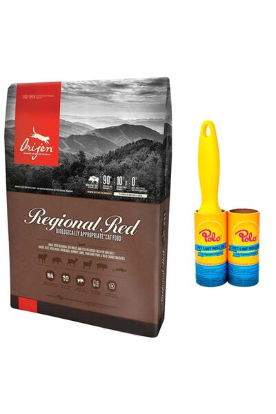 Orijen Regional Red Köpek Maması 2 kg + Polo Tüy Toplama Rulosu