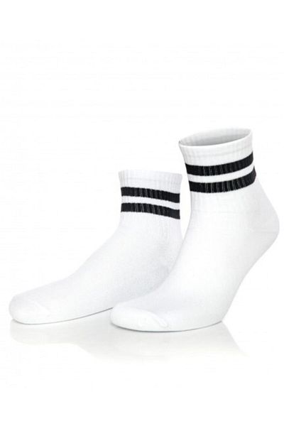 Sude Unisex White Tennis Socks Size 36-44