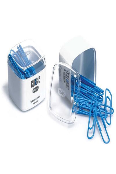 Mas 1268 Cubbie Colored Giant Paper Clip Blue 8 Pack