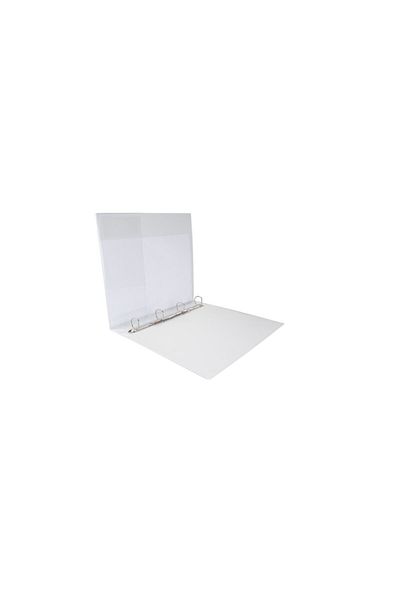 2K 3 Cm 4 Ringed Company Presentation and Document Folder with Inner and Outer Transparent Pockets (250 Sheets)