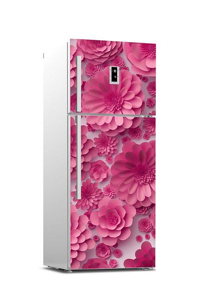 Tilki Dünyası Refrigerator Door Covering Sticker 0165