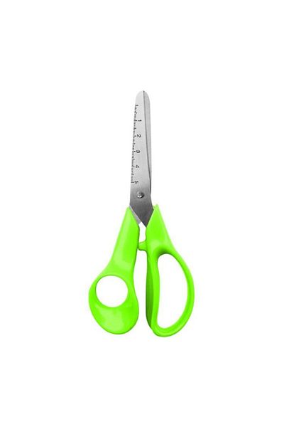 Gıpta K712 مقص أطفال ذو طرف حاد مع مسطرة