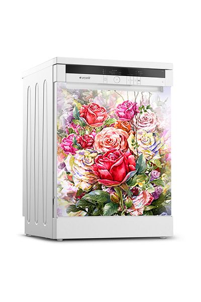 Tilki Dünyası Dishwasher Door Sticker 0147