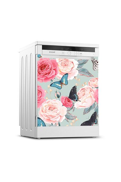 Tilki Dünyası Dishwasher Door Sticker 0080