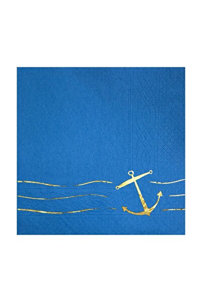 Story 33 سم ورق ذهب ياباني مزخرف بتصميم مارين 16 قطعة من المناديل الورقية الز...