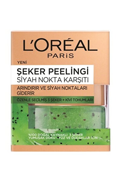 L'Oreal Paris Siyah Nokta Karşıtı Şeker Peelingi- Kivi Tohumu 50 Ml