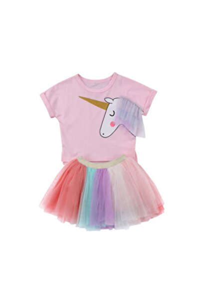 Şirin Şeyler Butiği Unicorn Rina Unicorn 2'li Takım Tütü Etek