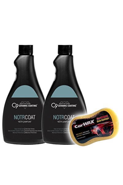Carwax C9 - Notr Coat - Nötr Şampuan - 500 Ml - 2 'li Set
