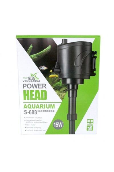 Venusaqua S-688 Akvaryum Yedek Akvaryum Filtresi 1000l/h 15w