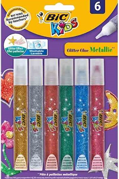 Bic Bıc Kıds Simli Yapıştırıcı Metalik Renkler 6 Renk