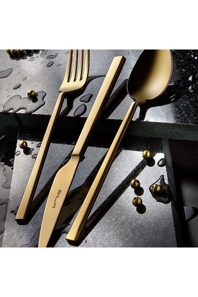 SILA Elite Full Gold 1 Dozen Dinner Forks 12 Pieces