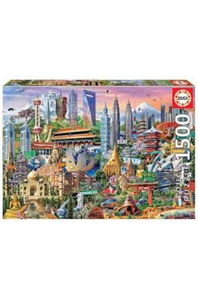 EDUCA Puzzle 1500 Pieces Symbolos De Asia Fsc(R) 17979