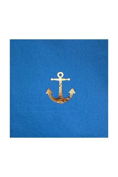 Story 33 سم ورق ذهب ياباني مزخرف بتصميم مارين 16 قطعة من المناديل الورقية الز...