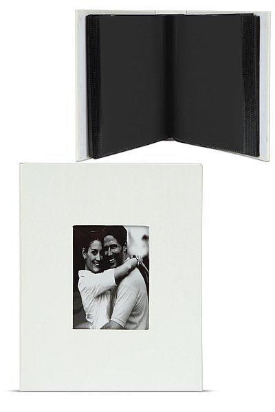 Birlik Fotoğrafçılık 15X21CM White Leather Photo Album - 68100