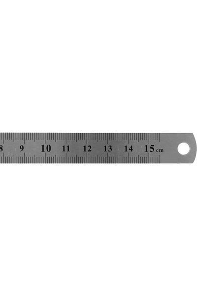 KRAF مسطرة فولاذية 515 جرام 15 سم