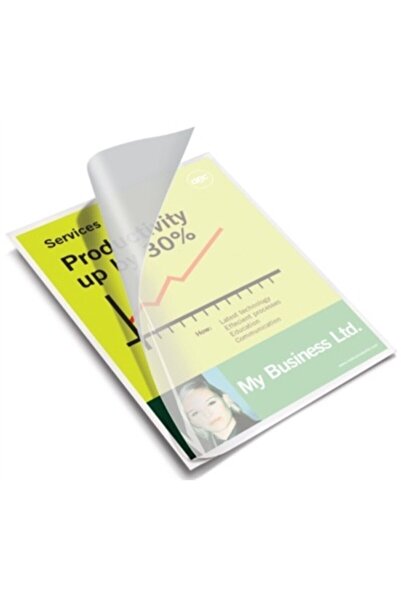 GBC Yüksek Hızlı Laminasyon  Poşeti A4 125 Mikron (100'Lü)