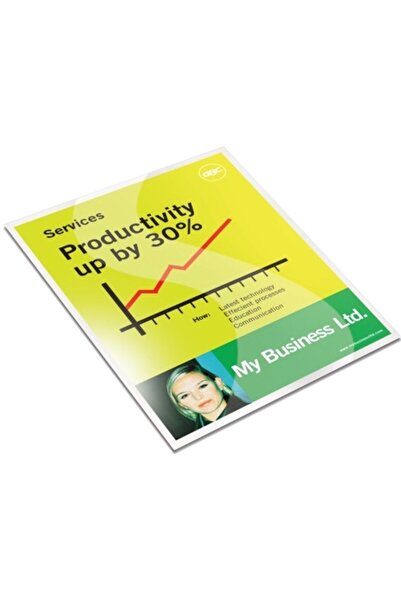 GBC Yüksek Hızlı Laminasyon  Poşeti A4 125 Mikron (100'Lü)