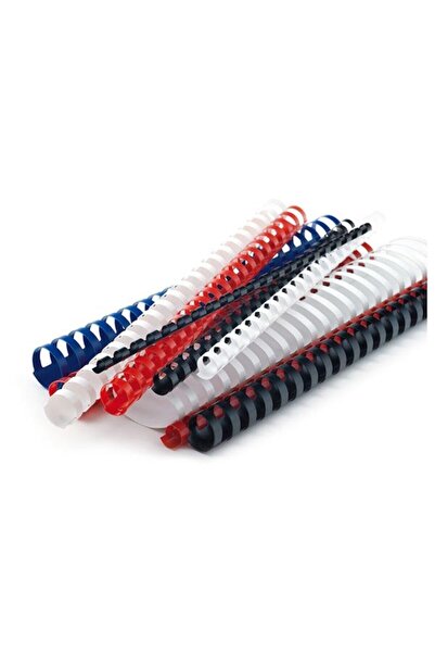Mas Beyaz Plastik Spiral 6mm 100lü