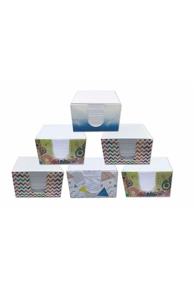 Liz White Cube Block - Lızy Cardboard Box (8.5*8.5 CM)