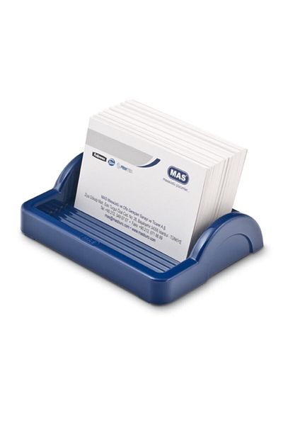 Mas Blue Business Card Holder