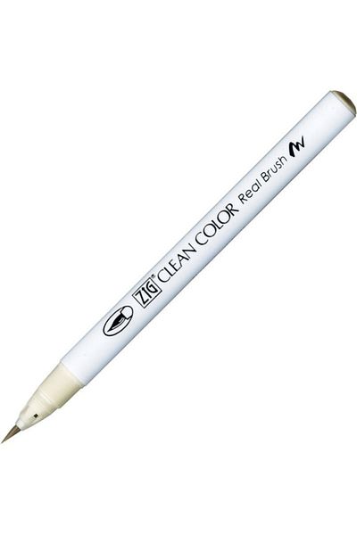 Zig Clean Color Real Brush Rb-6000At 900 Warm Gray Brush Tip Pen