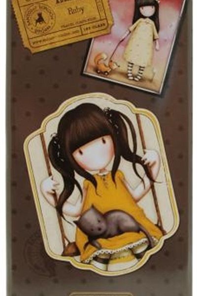 Santoro Μεταλλική μολυβοθήκη Gorjuss Vacation Ruby Yellow /