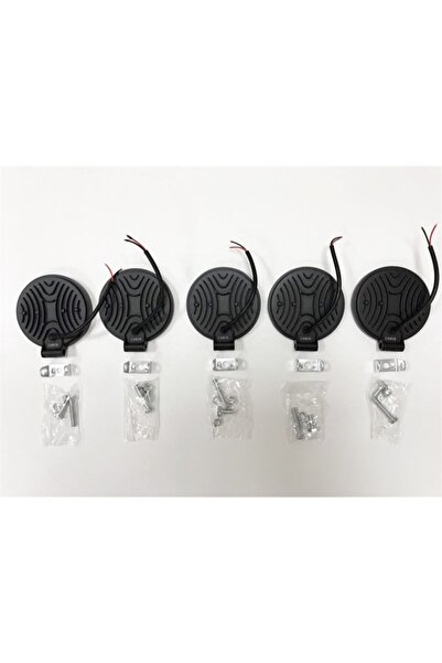 REPLAX 5 Adet 14 Led Yuvarlak Off Road Sis Farı Çalışma Lambası Projektör