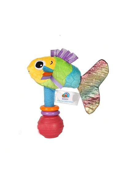 Sozzy Toys خشخيشة السمك - تصميم ملون