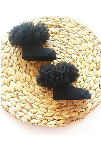 Asa Bebek Çocuk جوارب توتو كوكوش سوداء للفتيات الصغيرات