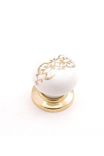 Kulpca Porselen Yıldız Düğme Düğme Kulp