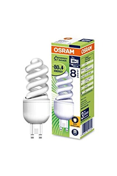 Osram Sarı Dulux Superstar Nano Twist 7w/825 G9 Duy - Spiral Lamba - Soket Duylu
