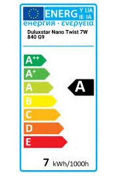 Osram Sarı Dulux Superstar Nano Twist 7w/825 G9 Duy - Spiral Lamba - Soket Duylu