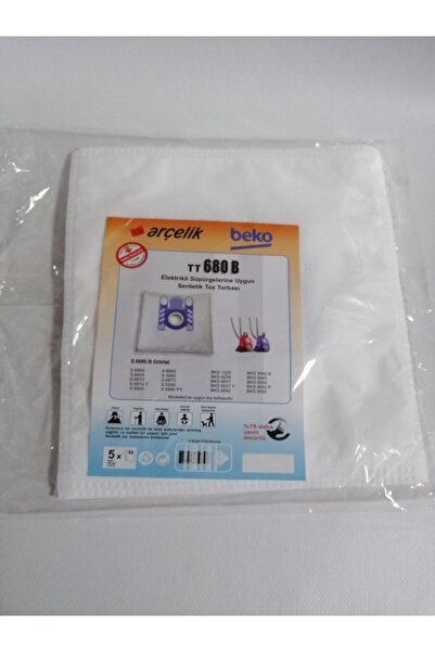 Arçelik S 6800 -s6805-s6810 Elektrikli Süpürge Toz Torbası