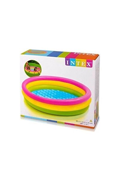 Intex 3 Boğumlu Renkli Havuz ( 114 Cm)