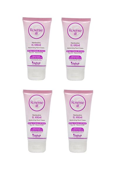 Rosense 4 Pieces Moisturizing Hand Cream - 75 ml Kzmprt1777tk04