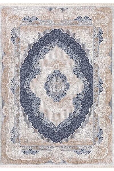 Padişah Lacivert Kahve Oda Halı 125x200 Santo 31882 035