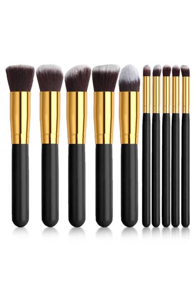 Roesıa Rose Cosmetics Комплект четки за грим Rose от 10 части