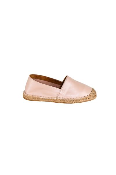Moosefield Espadrile de damă roz din piele naturală lucrate manual