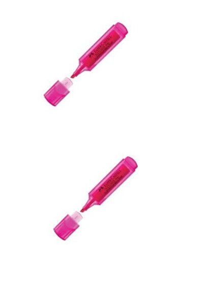 Faber Castell Highlighter Transparent Body Pink 2 Pack