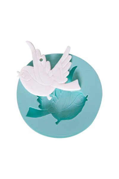 Kurdelya Uçan Kuş Delikli Silikon Kalıp