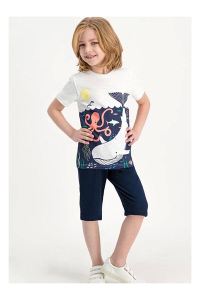 ROLY POLY Costum Capri Rolypoly Cachalot Crem pentru baieti