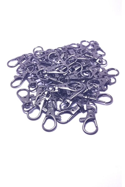 platin hediyelik Breloc metalic cu macrame de culoare afumată Paris 25 buc