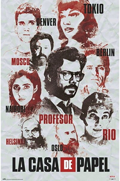GRUPO ERIK La Casa De Papel Characters Maxı Poster