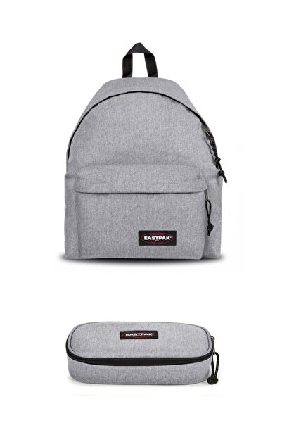 Eastpak Kalem Kutusu + Okul Çantası ( Sunday Grey )