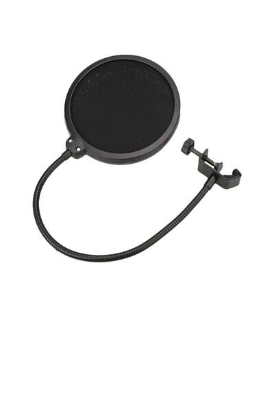 TahTicMer Mikrofon Ses Filtresi Kalkanı Pop Filter Esnek Youtuber Ses Kayıt F...